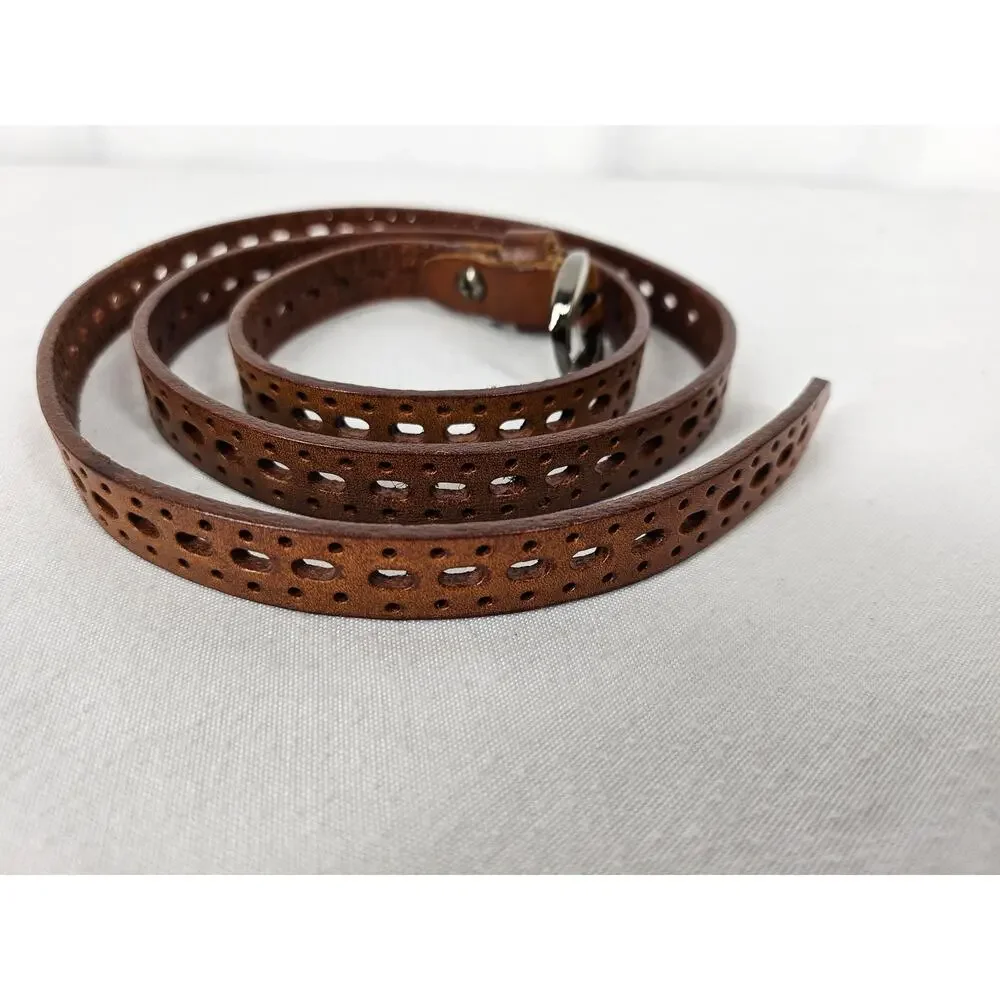 POLO SPORT WOMEN'S BROWN BELT, 40
